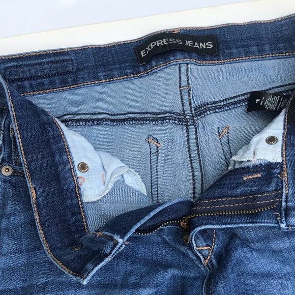 Express Mid Rise Legging Jeans - Picture 8 of 11